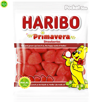 HARIBO - Primavera Strawberries HALAL 80g